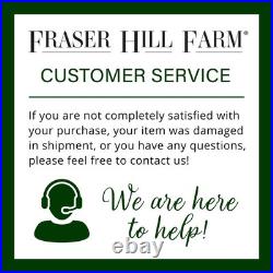 Fraser Hill Farm Life Size 58-in. Dancing Mrs. Claus Animatronic with Teddy B