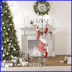 Freestanding Stocking Holder Stand 60 Tall Christmas Stocking Holders with 6