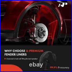 Front Inner Fender Liners with Clips and Insulation Foam for Niro 2020-2022 New