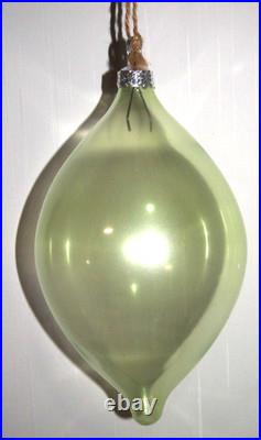 Frontgate 16-Piece Snowy Woodland Blown-Glass Ornament Set-Brown, Green & Silver