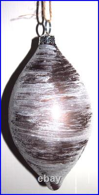 Frontgate 16-Piece Snowy Woodland Blown-Glass Ornament Set-Brown, Green & Silver