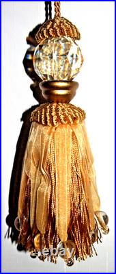 Frontgate 20-Piece Designer Blown-Glass Ornament Set-Dark Red/Burgundy & Gold #2