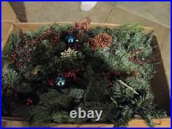 Frontgate Estate Collection teardrop lit swag 5 foot Christmas New in Box