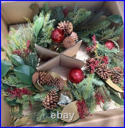 Frontgate Holiday Collection Florist's Choice 32 Decorated LED Wreath Christmas Frontgate Holiday Collection Florist's Choice 32 Decorated LED Wreath Christmas