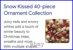 Frontgate Snow Kissed 40 Piece Ornament Collection Brand New Sealed Box Frontgate Snow Kissed 40 Piece Ornament Collection Brand New Sealed Box