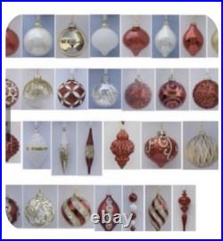 Frontgate Snow Kissed 40 Piece Ornament Collection Brand New Sealed Box