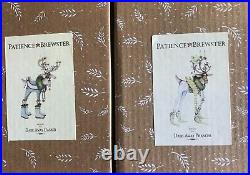 Full Set (8) Patience Brewster Mackenzie-Childs Reindeer Tree Ornaments 4 1/2ea