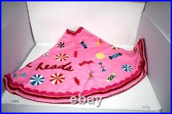 Furbish Studio Sugar Plums Embroidered Tree Skirt 54 NWT