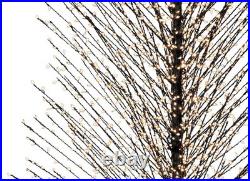 GE 7 FT Winterberry Pre-Lit Twinkling Christmas Tree Warm White LED Black Branch GE 7 FT Winterberry Pre-Lit Twinkling Christmas Tree Warm White LED Black Branch