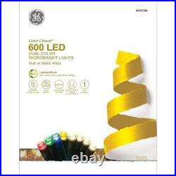 GE Color Choice 6X600-Ct 124 ft Color Changing MicroBright LED Light 8 Function