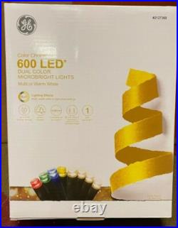 GE Color Choice 6X600-Ct 124 ft Color Changing MicroBright LED Light 8 Function