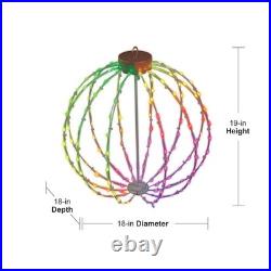 GE Color Effects 18-Inch LED RGB Christmas Ornament with Color Changing Lights GE Color Effects 18-Inch LED RGB Christmas Ornament with Color Changing Lights