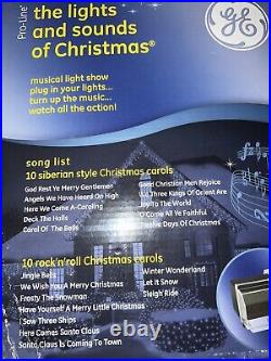 GE MR. CHRISTMAS Pro-Line Lights & Sounds Of Christmas Plays 20 Christmas Carols