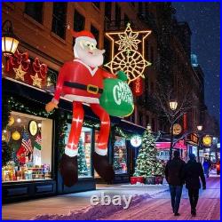 GUDELAK 15FT Giant Christmas Inflatable Outdoor Decoration, Climbing Inflatab
