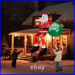 GUDELAK 15FT Giant Christmas Inflatable Outdoor Decoration, Climbing Inflatab