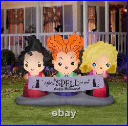 G? Mmy Airblown-Hocus Pocus Sisters-Scene-Disn? Y Outdoor Halloween Decorations