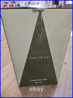 Galway Crystal Lighted 25 Christmas Tree + 30 Crystal ornaments Teleflora