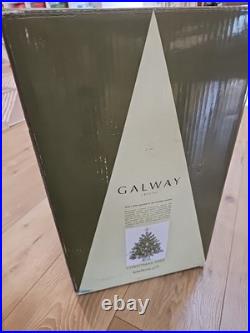 Galway Crystal Lighted 25 Christmas Tree + 30 Crystal ornaments Teleflora