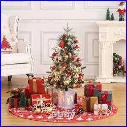 Gaomon 3 Ft Pre-Lit Christmas Tree 2 Set Artificial Christmas Trees Lighting
