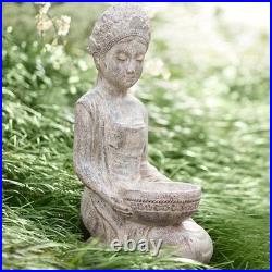Garden Statue & Bird Bath-Handcrafted Spiritual Garden Décor with Elegant Design
