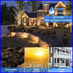 Gardencoin Solid Brass Outdoor Landscape Spotlights, 12V Heavy 4 pack, Bronze