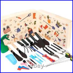 Gardening Countdown Calendar Christmas Advent Garden Set Shovels Small Scissor