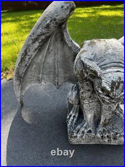Gargoyle Polystyrene Theatrical Prop Detachable wings / lots of wear Rare