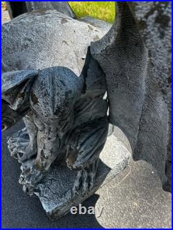 Gargoyle Polystyrene Theatrical Prop Detachable wings / lots of wear Rare