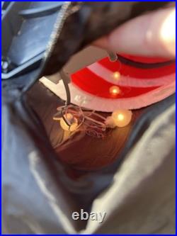 Gemmy 12ft Candy Cane Santa with Present Inflatable no box