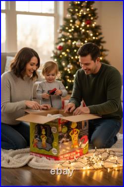 Gemmy 6 ft. LED Santa Grinch with Max Sitting Inflatable