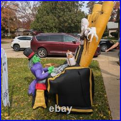 Gemmy 7' Foot Tall Creepy Organ Player Airblown Inflatable