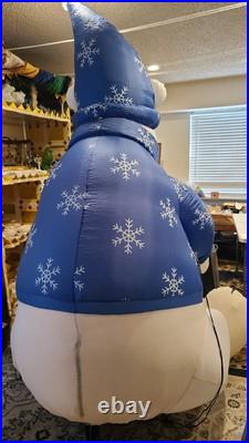 Gemmy Airblown Inflatable 8' Feet Tall Christmas Polar Bear Candy Cane RARE