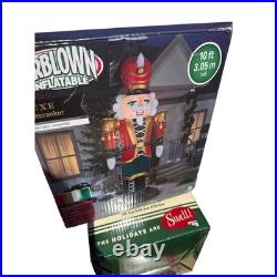 Gemmy Airblown Luxe Nutcracker 10ft Animated Giant Inflatable LED Lights 288390