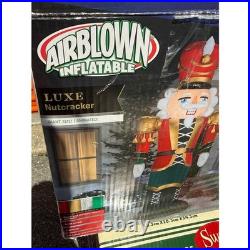 Gemmy Airblown Luxe Nutcracker 10ft Animated Giant Inflatable LED Lights 288390