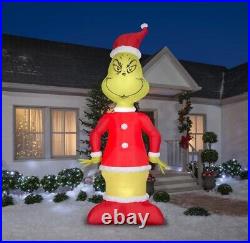 Gemmy Animated Christmas Airblown Inflatable Head Turning Grinch Giant Dr. Seuss