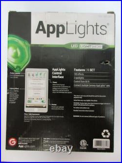 Gemmy Applights 3 Spotlights Led Lights 140 Effects Apps Bluetooth Control New
