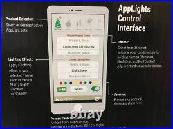 Gemmy Applights 3 Spotlights Led Lights 140 Effects Apps Bluetooth Control New