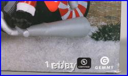 Gemmy Christmas Airblown Inflatable Inflatable Luxe Santa 5.5 ft Tall