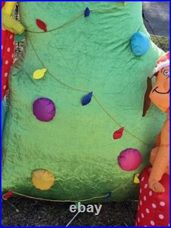 Gemmy Dr Seuss 10 ft Grinch Max (No Stakes) Christmas Tree Airblwon Inflatable