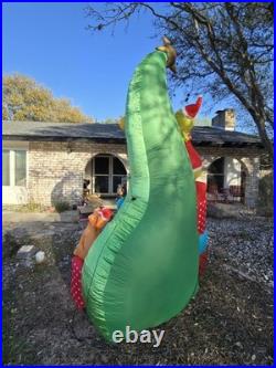 Gemmy Dr Seuss 10 ft Grinch Max (No Stakes) Christmas Tree Airblwon Inflatable