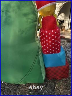 Gemmy Dr Seuss 10 ft Grinch Max (No Stakes) Christmas Tree Airblwon Inflatable