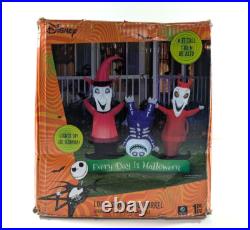 Gemmy Halloween Airblown 6. Ft Long Inflatable Lock, Shock and Barrel Inflatable