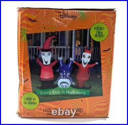 Gemmy Halloween Airblown 6. Ft Long Inflatable Lock, Shock and Barrel Inflatable