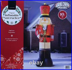 Gemmy Holiday Christmas 10 ft Red Nutcracker Airblown Inflatable NIB