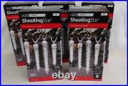Gemmy Led Lightshow Shooting Star 7ft White Lot of 5 Sets
