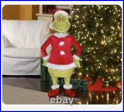 Gemmy Life Size Grinch Animated Animatronic 4 Ft Christmas 65th Anniversary