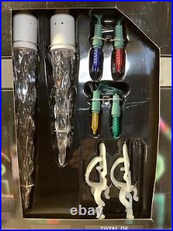 Gemmy Lightshow 3 LED Synchro Lights Icicle + 2 LED Starry Night Lights 61 ft Gemmy Lightshow 3 LED Synchro Lights Icicle + 2 LED Starry Night Lights 61 ft