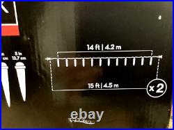 Gemmy Lightshow 3 LED Synchro Lights Icicle + 2 LED Starry Night Lights 61 ft Gemmy Lightshow 3 LED Synchro Lights Icicle + 2 LED Starry Night Lights 61 ft