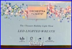 Gemmy Orchestra Of Lights LED Lighted Wreath Gemmy Orchestra Of Lights LED Lighted Wreath