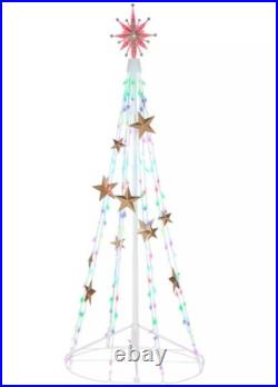 Gemmy Orchestra of Lights 6 ft 156 LED Color Changing Lights Tree New 5969251 Gemmy Orchestra of Lights 6 ft 156 LED Color Changing Lights Tree New 5969251